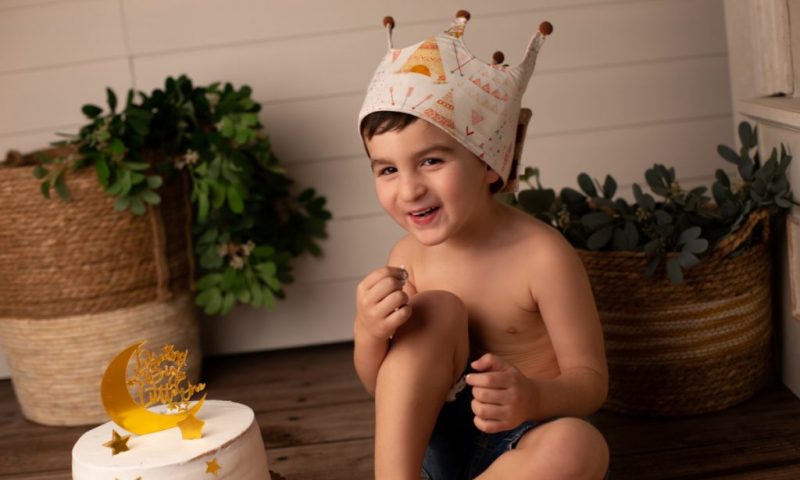 Fotografía de cumpleaños al natural 
